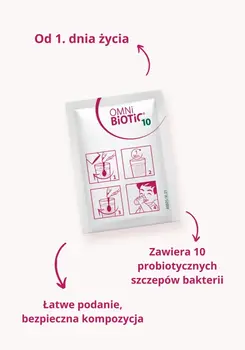 Omni Biotic 10 ADD Kids, saszetki z proszkiem, 2,5 g x 20 szt.