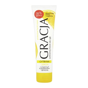 Gracja, ochronny krem do rąk, cytryna, 100 ml