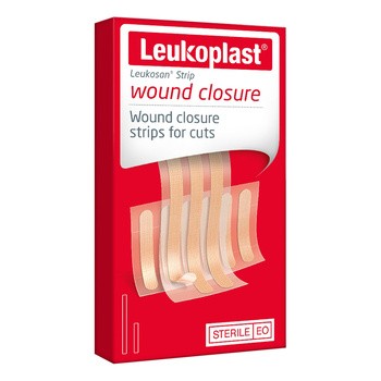 Leukoplast Leucosan Strip, paski do zamykania ran, 9 szt.