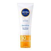 Nivea Sun Sensitive, ochronny krem do twarzy, SPF 50, 50 ml
