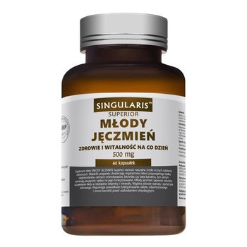 Singularis Młody jęczmień 500 mg, kapsułki, 60 szt.