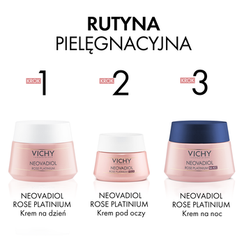 Vichy Neovadiol Rose Platinium, wzmacniający i regenerujący krem na noc, 50 ml