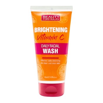 Beauty Formulas, żel do mycia twarzy z rozjaśniającą witaminą C, 150 ml