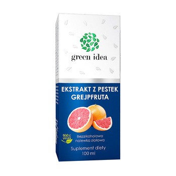 Green idea, Ekstrakt z pestek grejpfruta, krople, 100 ml