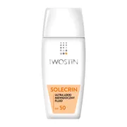 Iwostin Solecrin, ultra lekki niewidoczny fluid SPF 50+, 40 ml