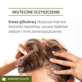 Sylveco Dermo Nadmierny łojotok, peeling kwasowy do skóry głowy, 145 ml