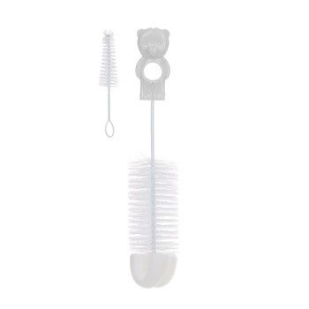 Canpol, szczotka do butelek i smoczków, z gąbką, 1 szt.