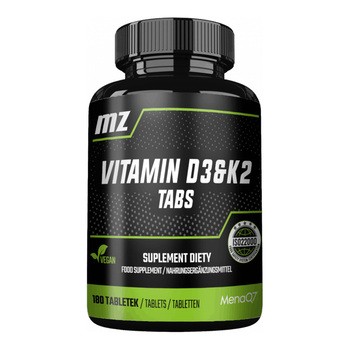 MZ Vitamin D3 & K2 Tabs, tabletki, 180 szt.