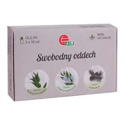 Kej, zestaw olejków eterycznych Swobodny oddech, 3 x 10 ml