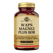 Solgar Wapń Magnez plus Bor, tabletki, 100 szt.