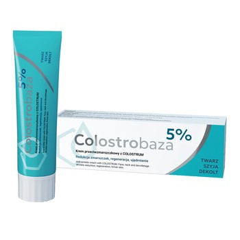 Colostrobaza 5%, krem przeciwzmarszczkowy z colostrum, 30 g