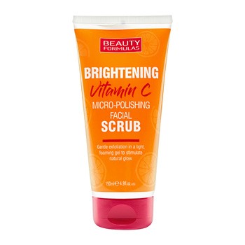 Beauty Formulas, peeling rozjaśniający do twarzy z witaminą C, 150 ml