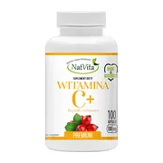NatVita, Witamina C+ 1000 mg, kapsułki, 100 szt.