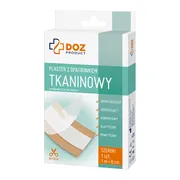 DOZ PRODUCT Plaster z opatrunkiem, tkaninowy, 1 m x 8 cm, 1 szt.