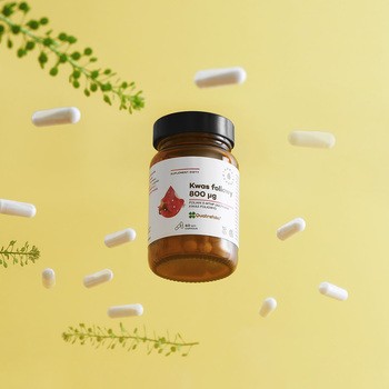 Aura Herbals Kwas foliowy 800 μg Quatrefolic, kapsułki, 60 szt.