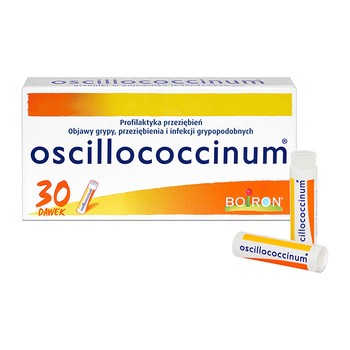 Oscillococcinum na przeziębienie i grypę, granulki, 30 pojemników jednodawkowych po 1 g