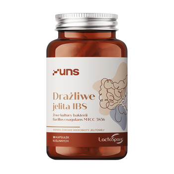 Uns Drażliwe Jelita IBS, kapsułki, 30 szt.
