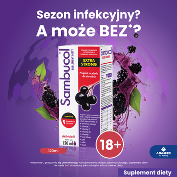 Sambucol Extra Strong, płyn, 120 ml