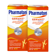 Zestaw 2x Pharmaton Geriavit, tabletki powlekane, 100 szt.
