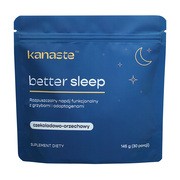 Kanaste Better Sleep, proszek, smak czekoladowo-orzechowy, 145 g