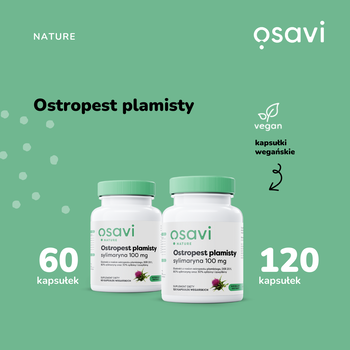 Osavi Ostropest plamisty, sylimaryna 100 mg, kapsułki, 120 szt.