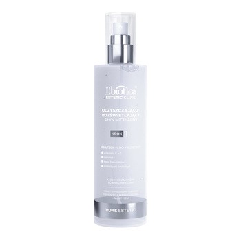 L`Biotica Estetic Clinic, oczyszczająco - rozświetlajacy, płyn micelarny, 200 ml
