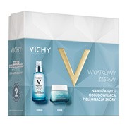 Zestaw Promocyjny Vichy Mineral 89, Booster wzmacniająco-nawilżający, 50 ml + Krem nawilżająco-odbudowujący 100h bogaty, 50 ml