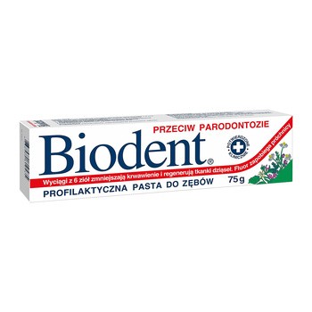 Biodent, pasta do zębów przeciw paradontozie, 75g