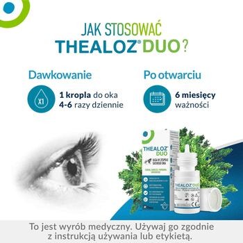 Thealoz Duo, krople do oczu, 10 ml