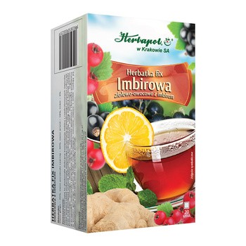 Herbapol Kraków, Herbatka fix, Imbirowa, 3 g x 20 szt.