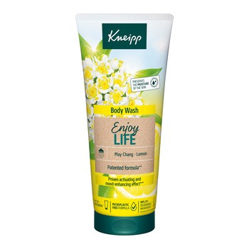 Kneipp, pielęgnujący płyn pod prysznic, Enjoy life Litsea cubeba, 200 ml