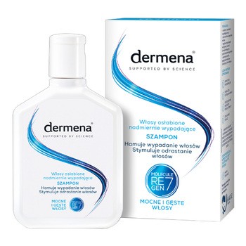 Dermena, szampon hamujący wypadanie włosów, 200 ml
