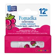 Skarb Matki, pomadka ochronna dla dzieci do ust, policzków i noska, smak malinowy, 6,5 g