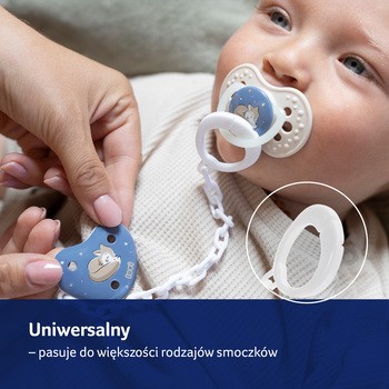 Canpol Lovi, łańcuszek do smoczka Night&Day Boy, 1 szt.