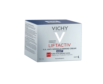 Vichy Liftactiv Supreme, przeciwzmarszczkowy krem ujędrniający z kwasem hialuronowym na noc, 50 ml