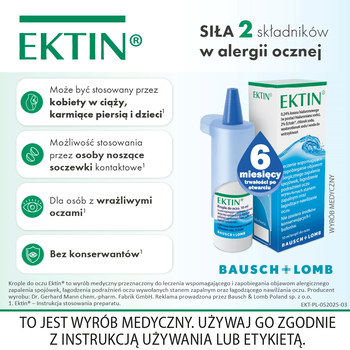 Ektin, krople do oczu, 10 ml