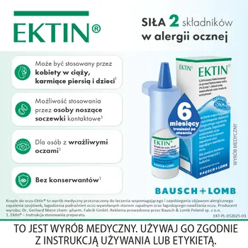 Ektin, krople do oczu, 10 ml