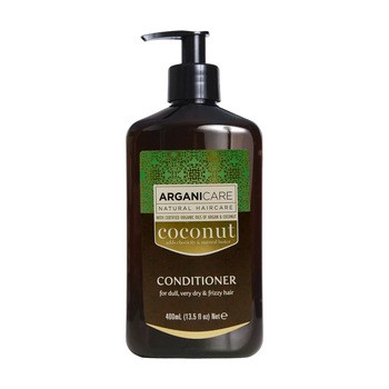 Arganicare Coconut, odżywka do bardzo suchych i matowych włosów, 400 ml