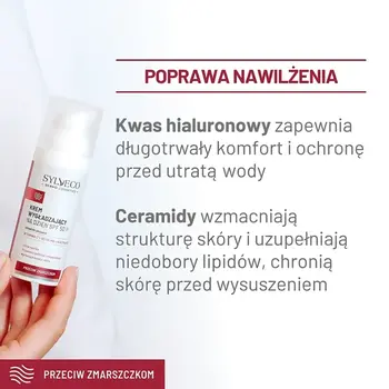 Sylveco Dermo Przeciw zmarszczkom, krem wygładzający na dzień SPF 50, 50 ml