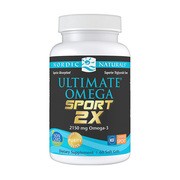 Nordic Naturals Ultimate Omega 2X Sport, kapsułki, smak cytrynowy, 60 szt.