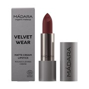 Madara Velvet Matte Cream Lipstick, matowa pomadka o satynowym wykończeniu, Dark Nude, 3,8 g