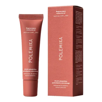 Polemika Matcha Care Pro, Regenerująca maska do ust, 12 ml