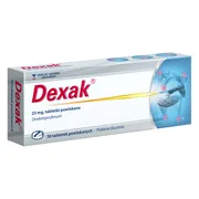 Dexak, 25 mg, tabletki powlekane, 30 szt.