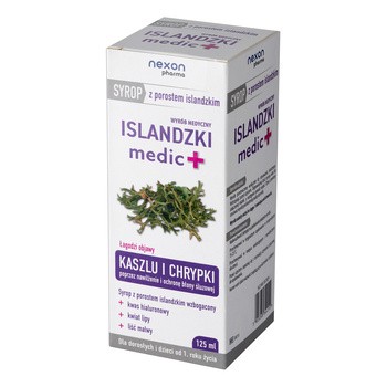 Islandzki medic+, syrop, 125 ml