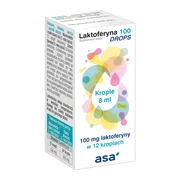 Laktoferyna 100 Drops, krople, 8 ml