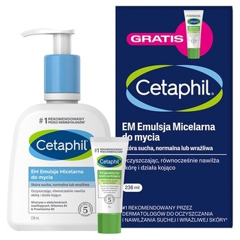 Cetaphil EM, emulsja micelarna do mycia, 236 ml + mini produkt