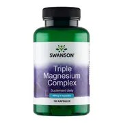 Swanson Triple Magnesium Complex, kapsułki, 100 szt.