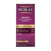 Bioblas Keratin&Collagen, odbudowujący szampon do włosów cienkich zwiększający objętość, 360 ml