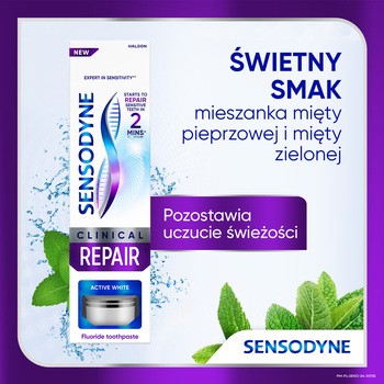Sensodyne Clinical Repair Active White, pasta do zębów, 75 ml