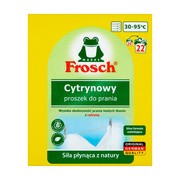 Frosch, proszek do prania tkanin białych, cytrynowy, 1,45 kg